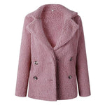 Casual Teddy Coat-Fuzzy Jackets-Arimonz-Pink-S-Arimonz