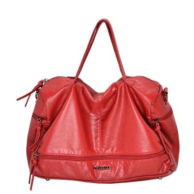 Casual Top-handle Shoulder Bag-Handbags-Arimonz-Red-Arimonz