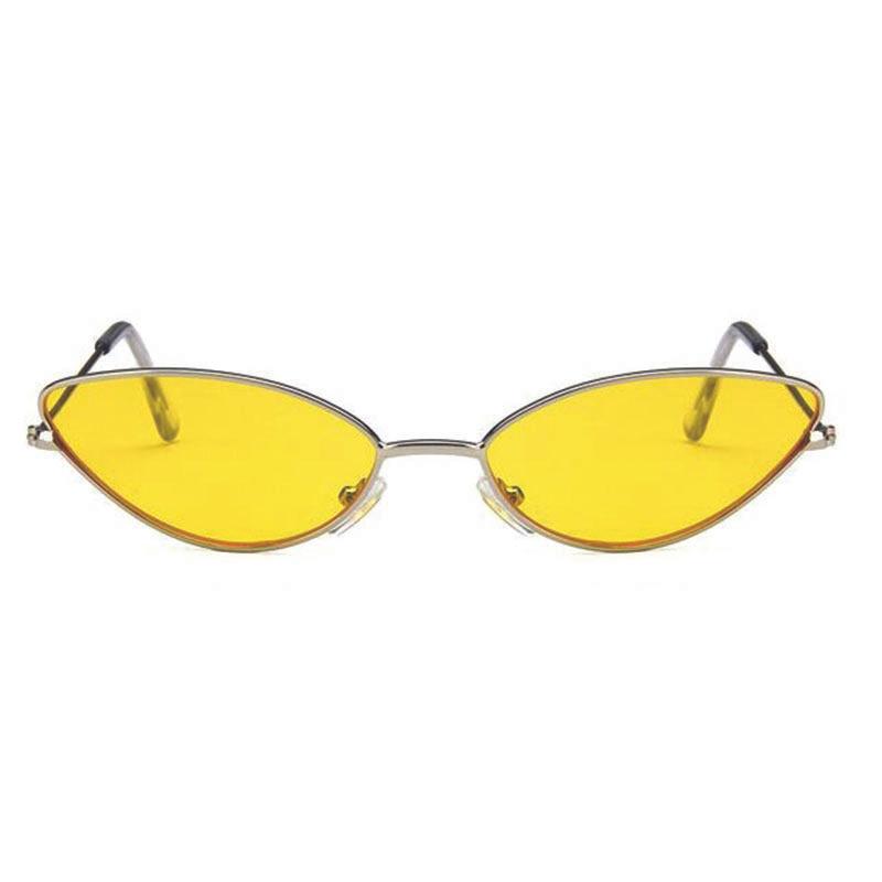 Cat Eye Fashionable Women Sunglasses Retro Sunglasses for Women-Sunglasses-Arimonz-silver yellow-Arimonz