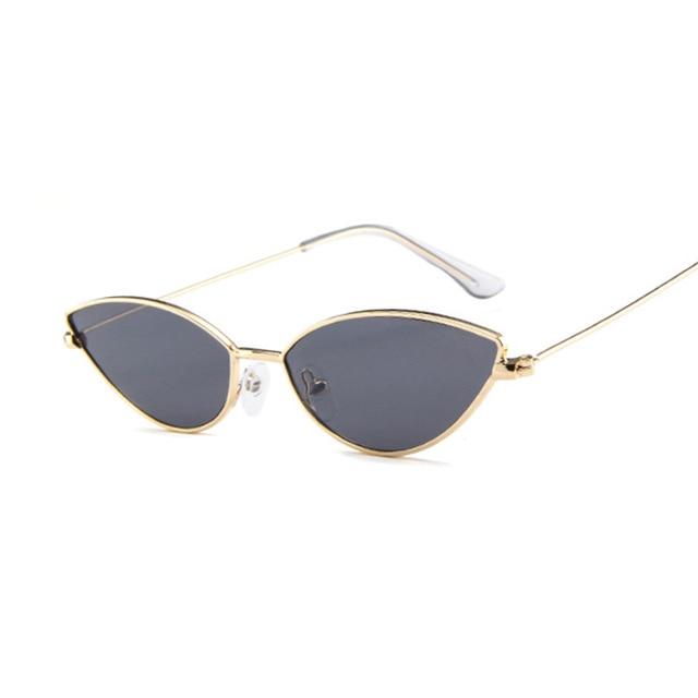 Cat Eye Sunglasses for Women Retro Vintage Shades For Women-Sunglasses-Arimonz-GoldGray-Arimonz