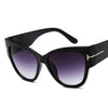 Cat Eye Women Sunglasses Female Gradient Points Sun Glasses-Sunglasses-Arimonz-Black-Arimonz