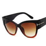 Cat Eye Women Sunglasses Female Gradient Points Sun Glasses-Sunglasses-Arimonz-Black Tea-Arimonz