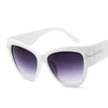 Cat Eye Women Sunglasses Female Gradient Points Sun Glasses-Sunglasses-Arimonz-White-Arimonz