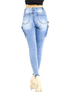 Women Summer Cargo Pants Female Zipper Pocket Stretch Slim Jeans