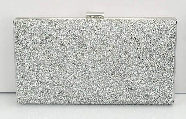 Cecilia Sequin Clutch Bag-Handbags-Arimonz-silver-A-Arimonz