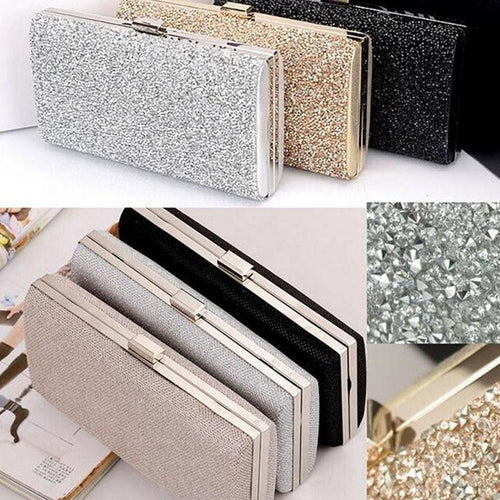 Cecilia Sequin Clutch Bag-Handbags-Arimonz-Arimonz