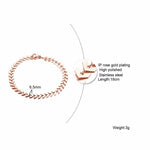 Chain Bracelets for Women Stainless Steel Arrow Links Chic Girl-Braceletes-Arimonz-Arimonz