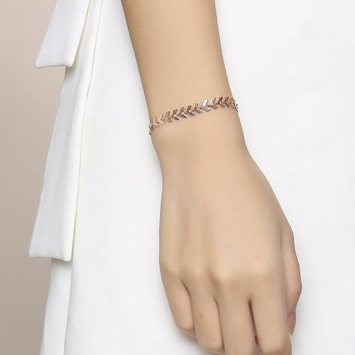 Chain Bracelets for Women Stainless Steel Arrow Links Chic Girl-Braceletes-Arimonz-Arimonz