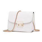 Charlotte Chain Shoulder Bag-Handbags-Arimonz-white-Arimonz