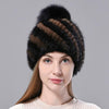 Charlotte Faux Fur Hat-Hats-Arimonz-Black Brown-Arimonz