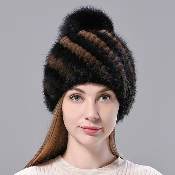 Charlotte Faux Fur Hat-Hats-Arimonz-Black Brown-Arimonz