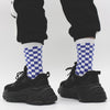 Checkerboard Pattern Socks-Socks & Tights-Arimonz-Arimonz
