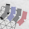 Checkerboard Pattern Socks-Socks & Tights-Arimonz-Arimonz