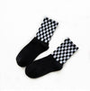 Checkerboard Pattern Socks-Socks & Tights-Arimonz-Arimonz