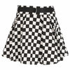 Checkered Pleated Skirt-Skirts-Arimonz-Arimonz