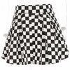 Checkered Pleated Skirt-Skirts-Arimonz-S-Arimonz