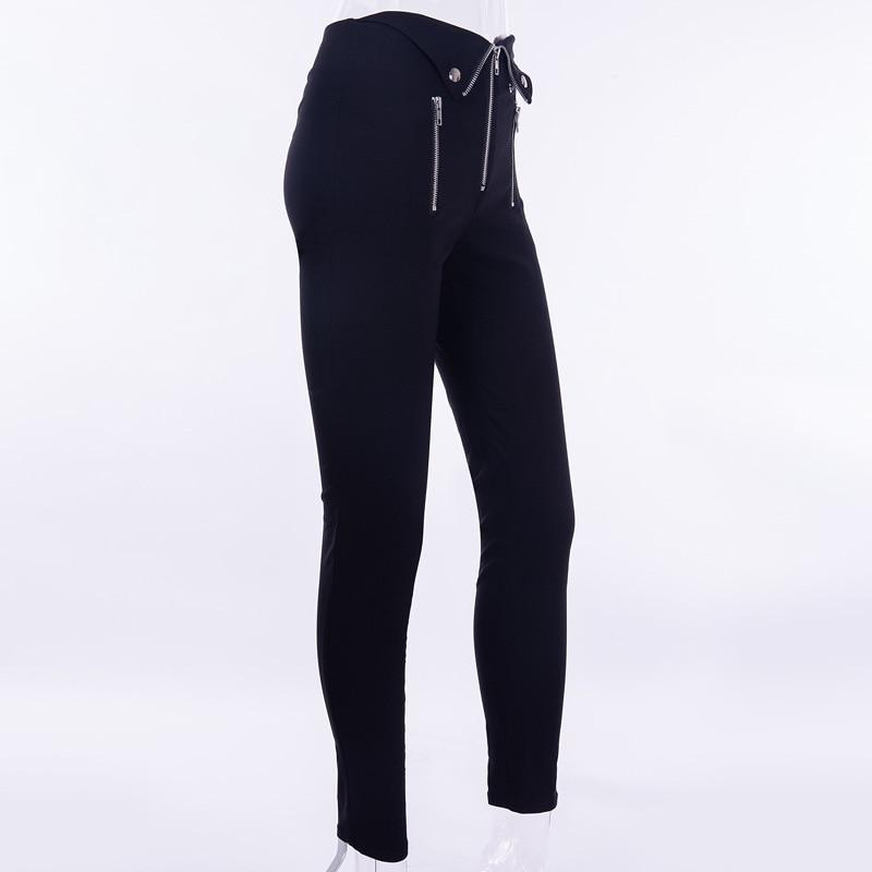Chic Zipper Fold Pants-Pants-Arimonz-Arimonz
