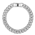 Chunky Metal Chain Anklet For Women Rhinestone Foot Bracelet Rock Jewelry-Anklets-Arimonz-Silver-Arimonz