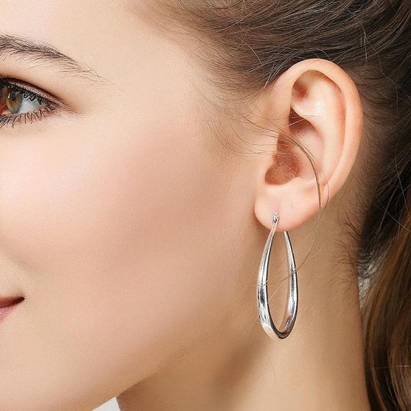 Circle Hoop Earrings For Women Fashion Charm Jewelry-Hoop Earrings-Arimonz-Arimonz