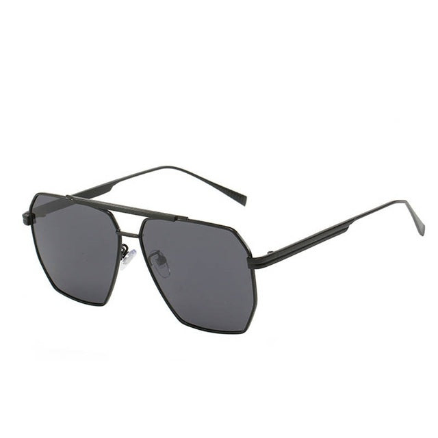 Classic Design Brand Sunglasses for Women Square Polarized Sun Glasses-Sunglasses-Arimonz-Black Black-Gold-Arimonz