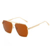 Classic Design Brand Sunglasses for Women Square Polarized Sun Glasses-Sunglasses-Arimonz-Gold Brown-Gold-Arimonz