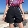 Classic High Waist Denim Short-Denim Shorts-Arimonz-Arimonz