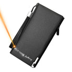 Classic Long Style Card Holder-Handbags-Arimonz-Black B Name Engrave-Arimonz