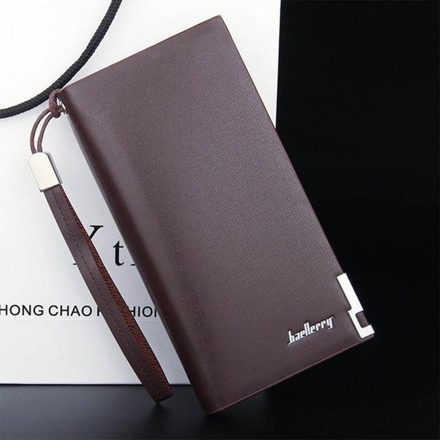 Classic Long Style Card Holder-Handbags-Arimonz-Brown-Arimonz