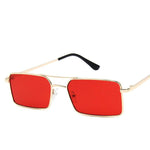 Classic Retro Sunglasses for Women Rectangle Sunglasses-Sunglasses-Arimonz-Red-Arimonz