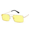 Classic Retro Sunglasses for Women Rectangle Sunglasses-Sunglasses-Arimonz-Yellow-Arimonz