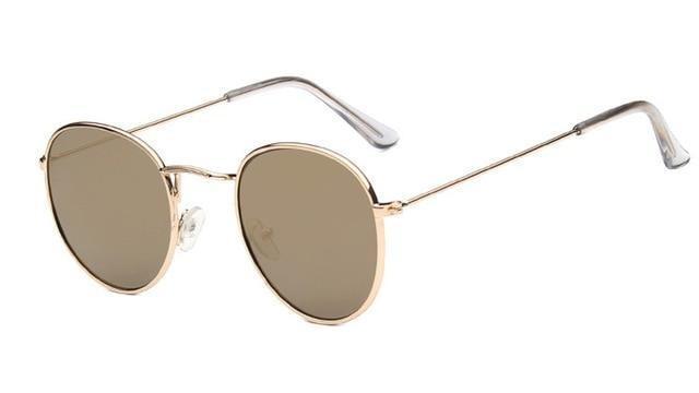 Classic Round Sunglasses-Sunglasses-Arimonz-Gold gold-Arimonz
