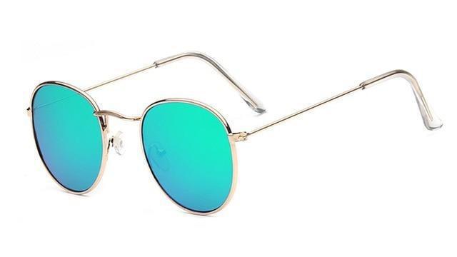 Classic Round Sunglasses-Sunglasses-Arimonz-Gold green-Arimonz