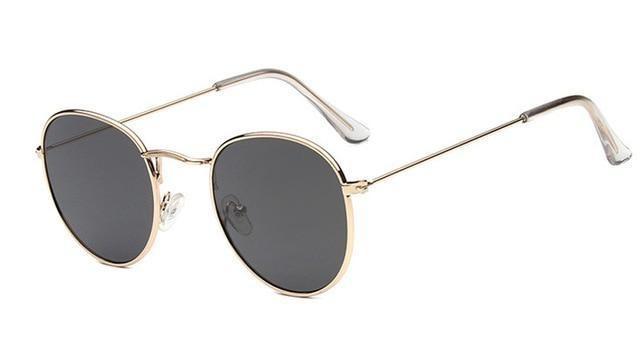Classic Round Sunglasses-Sunglasses-Arimonz-Gold grey-Arimonz