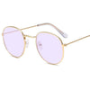 Classic Round Sunglasses-Sunglasses-Arimonz-Gold Ocean Purple-Arimonz