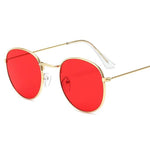 Classic Round Sunglasses-Sunglasses-Arimonz-Gold Ocean Red-Arimonz
