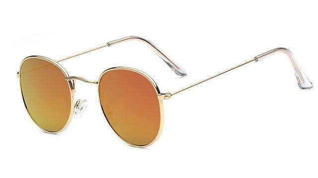 Classic Round Sunglasses-Sunglasses-Arimonz-Gold red-Arimonz