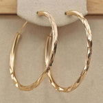 Classic Simple Hoop Earring for Women Geometric Pattern Jewelry-Earrings-Arimonz-Arimonz