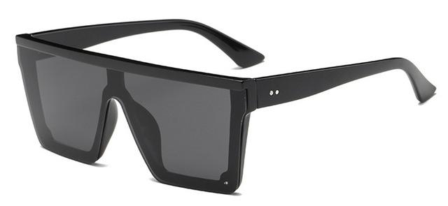 Classic Square Sunglasses-Sunglasses-Arimonz-Black Black-Arimonz