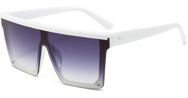 Classic Square Sunglasses-Sunglasses-Arimonz-White Grey-Arimonz