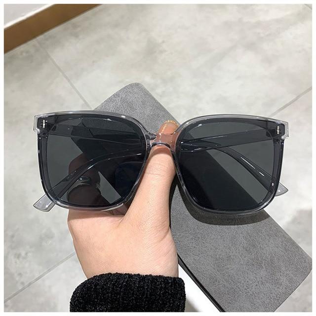 Classic Vintage Square Sunglass Women Oversized Women Retro Sunglass-Sunglasses-Arimonz-Grey-Arimonz