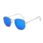 Classic Vintage Sunglasses-Sunglasses-Arimonz-Gold Blue-Arimonz