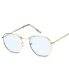 Classic Vintage Sunglasses-Sunglasses-Arimonz-Gold OceanBlue-Arimonz