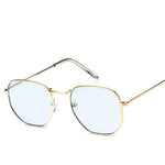 Classic Vintage Sunglasses-Sunglasses-Arimonz-Gold OceanBlue-Arimonz