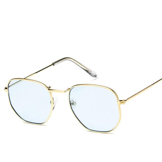 Classic Vintage Sunglasses-Sunglasses-Arimonz-Gold OceanBlue-Arimonz