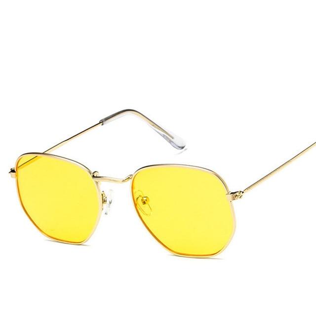 Classic Vintage Sunglasses-Sunglasses-Arimonz-Gold OceanYellow-Arimonz