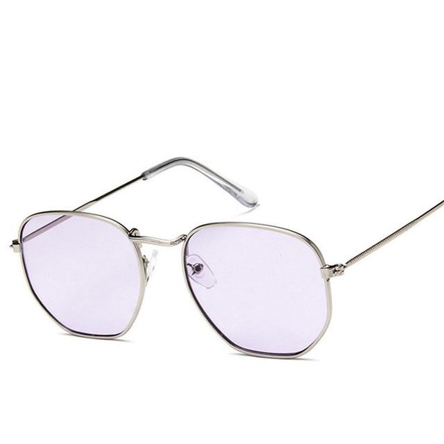 Classic Vintage Sunglasses-Sunglasses-Arimonz-Silver OceanPurple-Arimonz