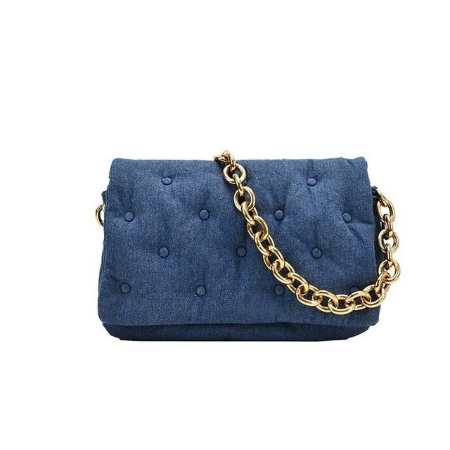 Classy Studded Shoulder Bag-Handbags-Arimonz-Denin-Arimonz