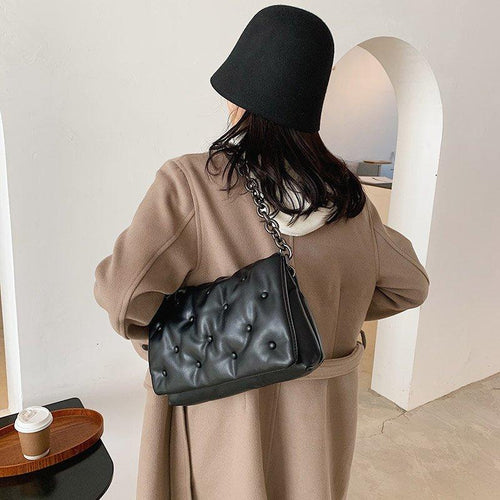 Classy Studded Shoulder Bag-Handbags-Arimonz-Arimonz