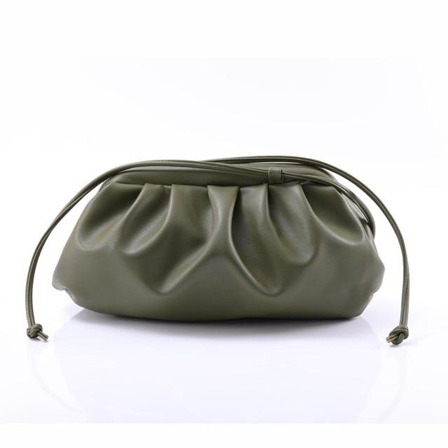 Cloud Clutch Bag-Handbags-Arimonz-Army Green-Arimonz