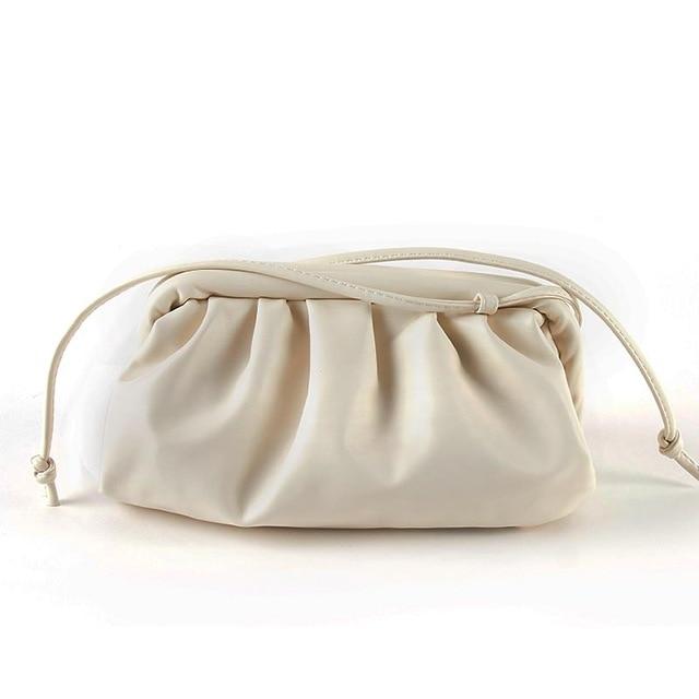 Cloud Clutch Bag-Handbags-Arimonz-Beige-Arimonz